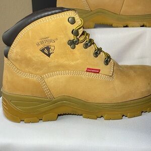 Herman Survivors Boot Waterproof Leather Upper Mens Size 11 W Rubber Sole